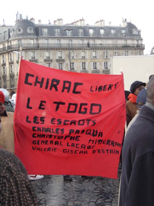 Manifestation à Paris pour la démocratie au Togo 043